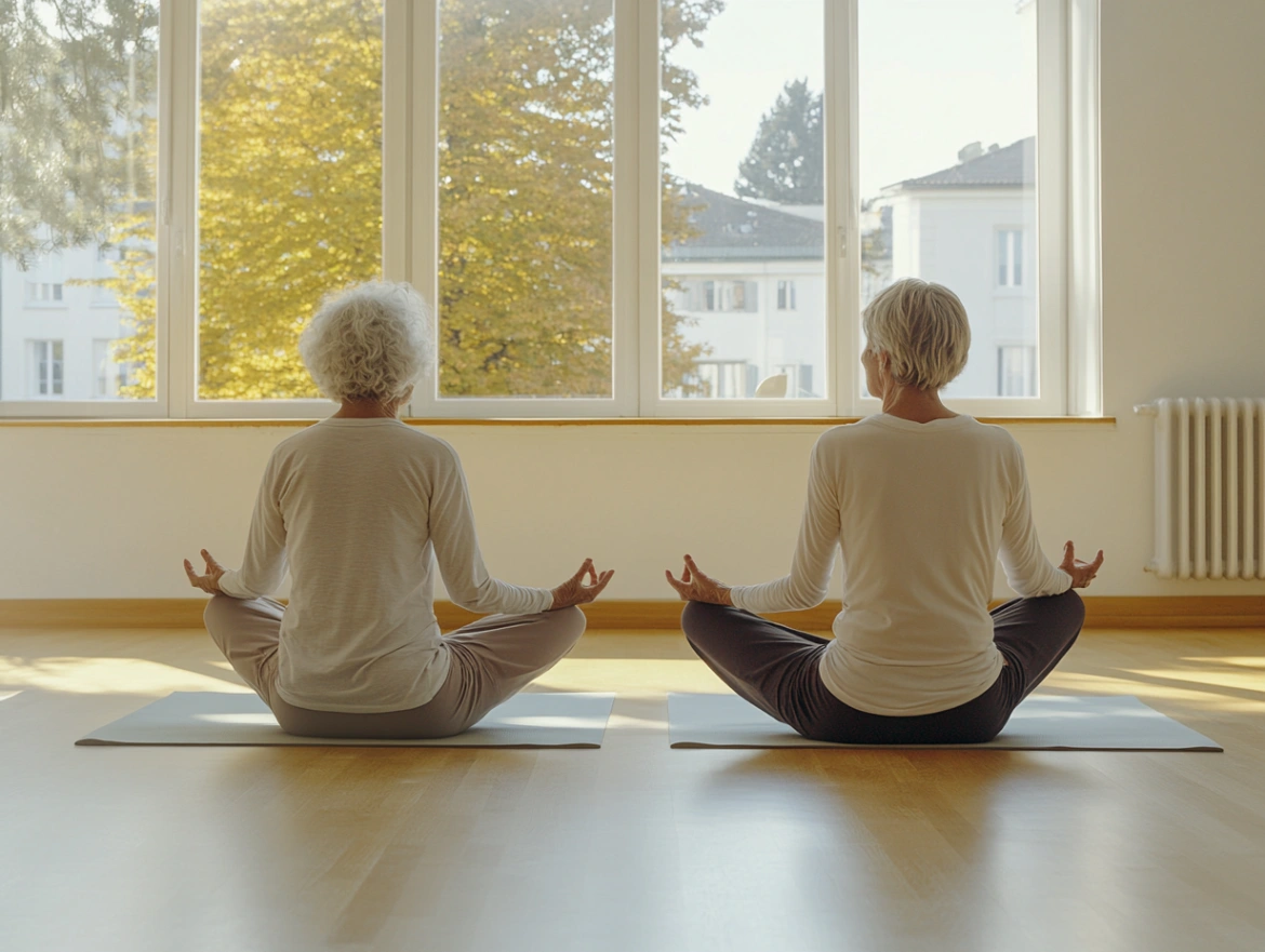 М'яка йога для початківців старшого віку